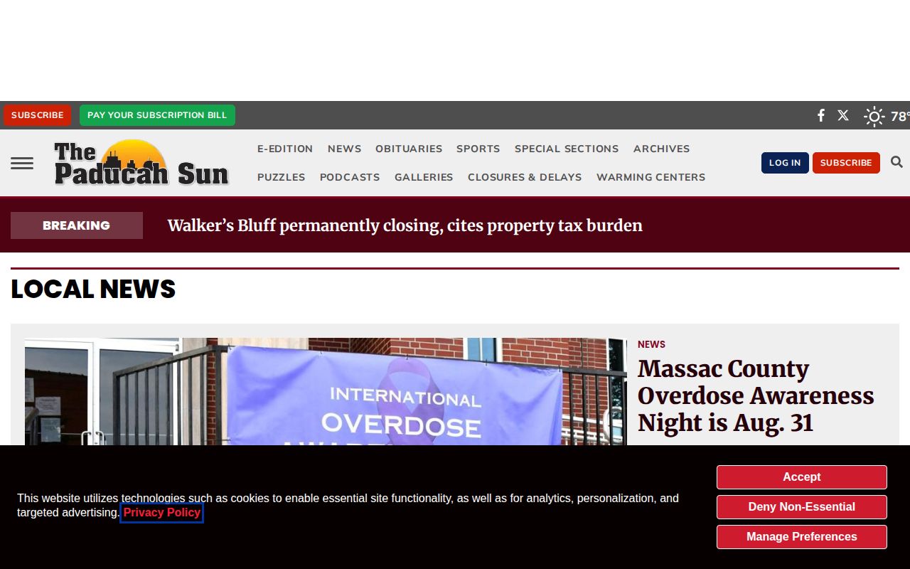 Paducah and McCracken County crime news in the Paducah Sun local section